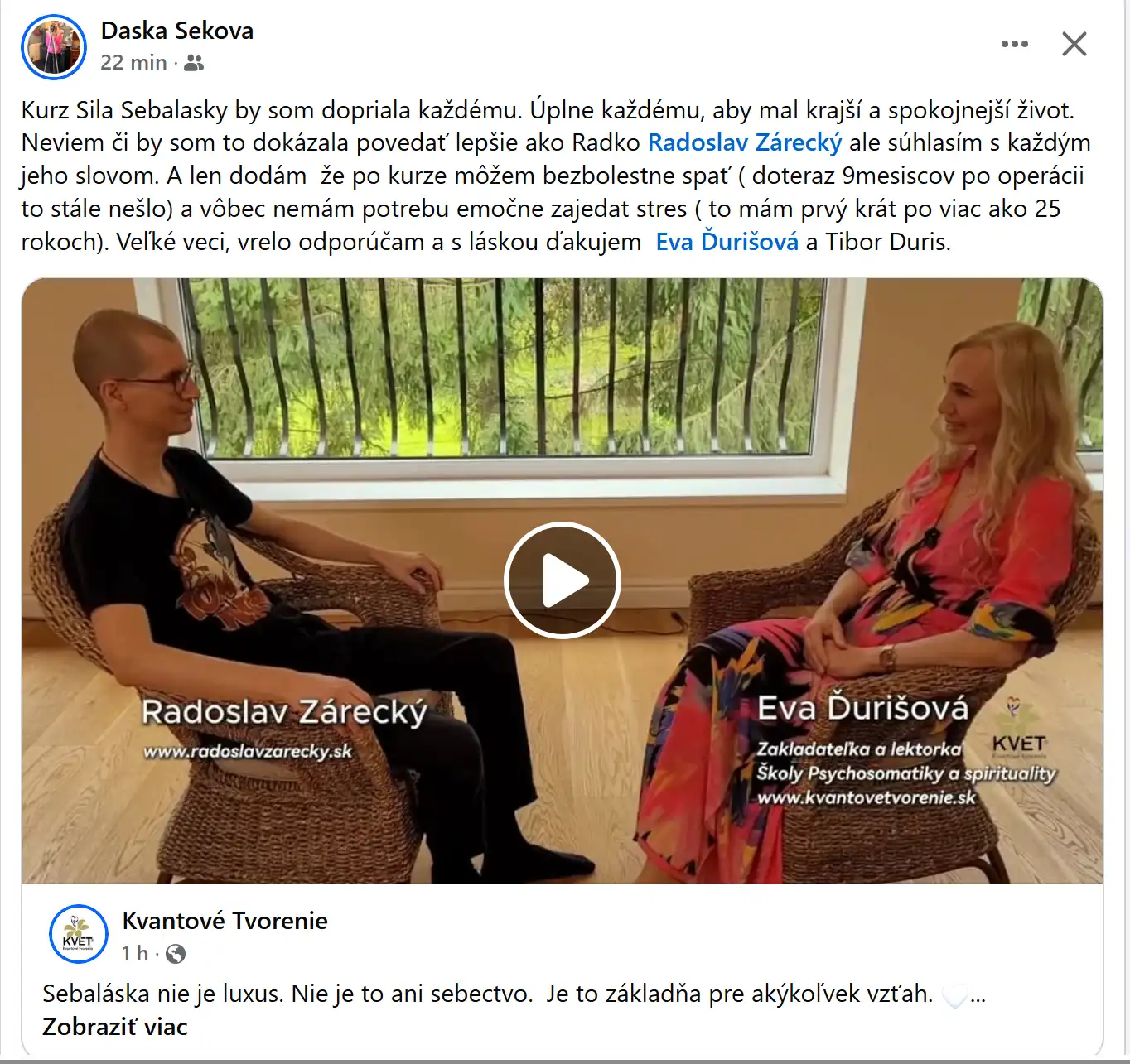 Daska Sekova recenzia na Sila sebalasky Daska Sekova recenzia na Sila sebalasky